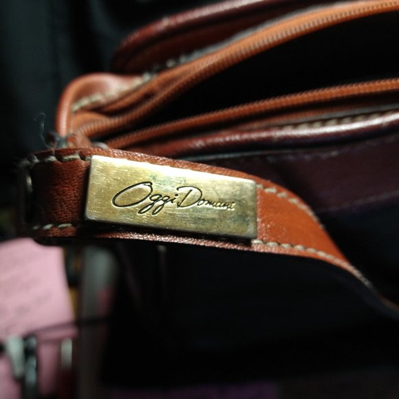 Vintage Oggi Domini Black/Brown Leather Bag - Picture 4 of 6